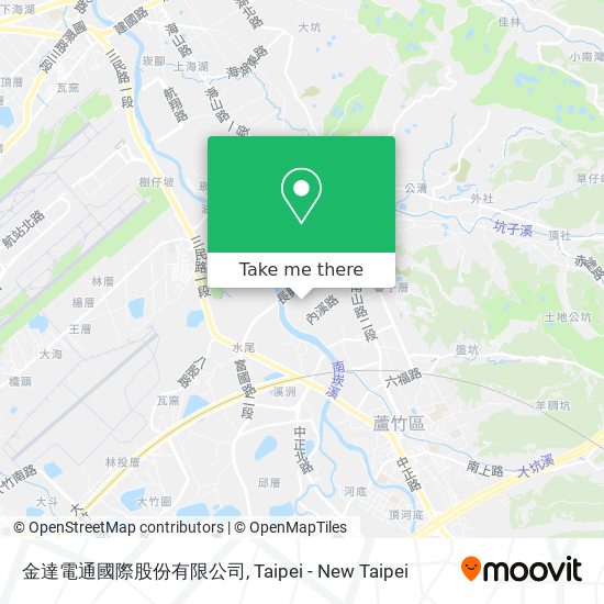 金達電通國際股份有限公司 map