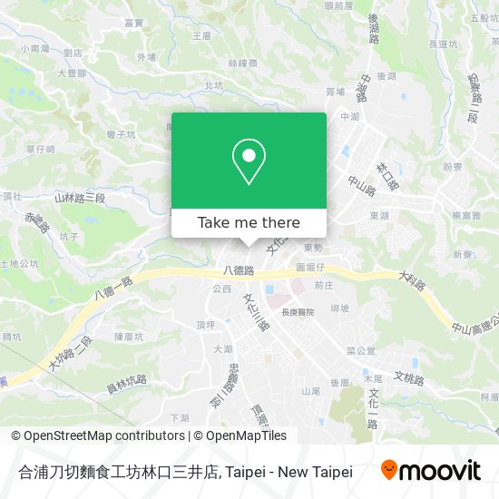 合浦刀切麵食工坊林口三井店 map