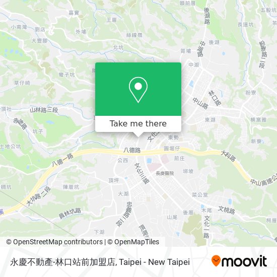 永慶不動產-林口站前加盟店 map