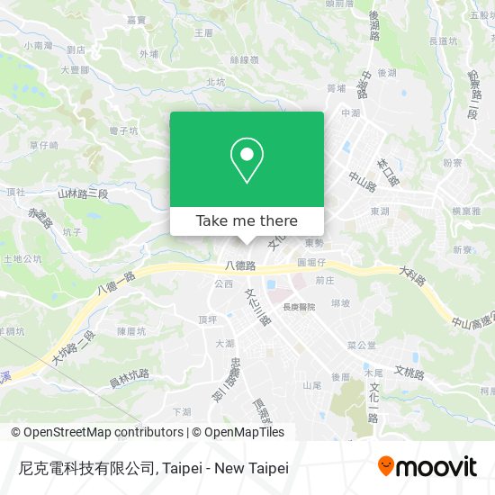 尼克電科技有限公司 map