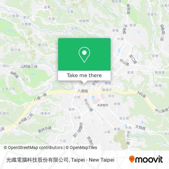 光纖電腦科技股份有限公司 map