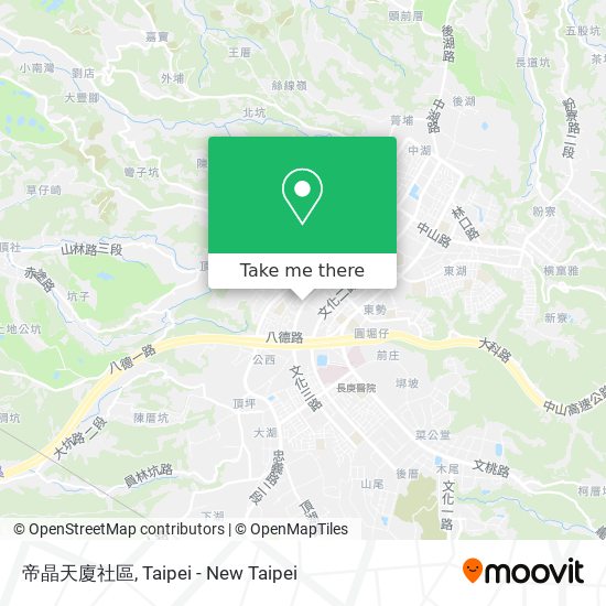 帝晶天廈社區 map