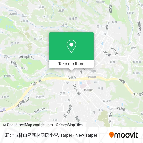 新北市林口區新林國民小學地圖