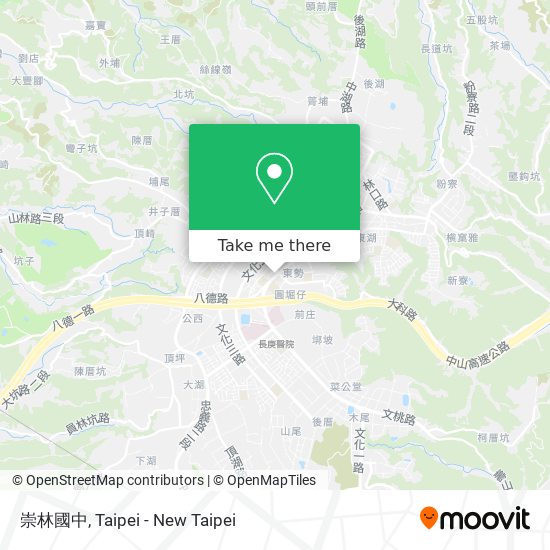 崇林國中 map