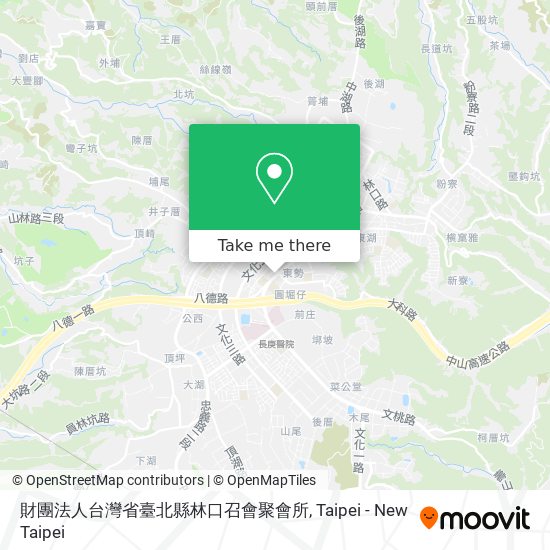 財團法人台灣省臺北縣林口召會聚會所地圖