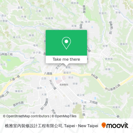 樵雅室內裝修設計工程有限公司 map