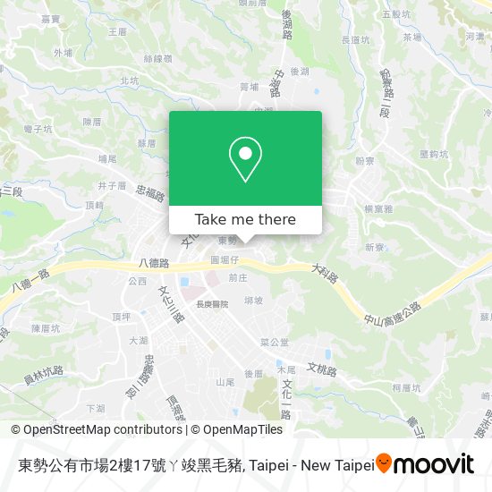 東勢公有市場2樓17號ㄚ竣黑毛豬 map