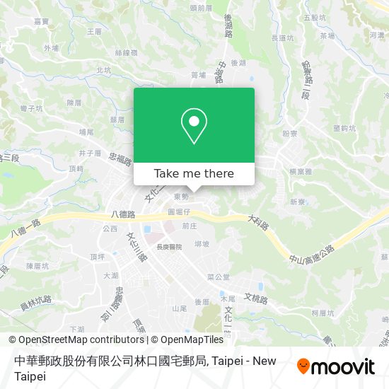 中華郵政股份有限公司林口國宅郵局地圖