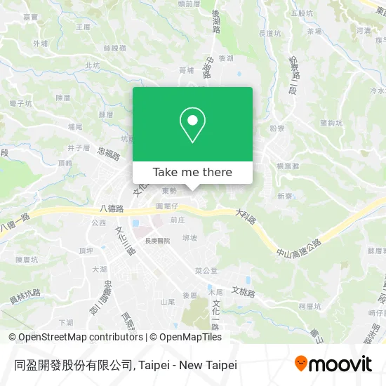 同盈開發股份有限公司地圖