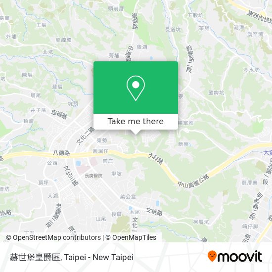 赫世堡皇爵區 map