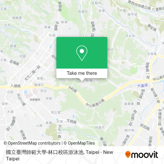國立臺灣師範大學-林口校區游泳池地圖
