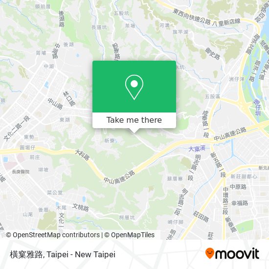 橫窠雅路 map