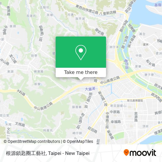 根源鎖匙圈工藝社地圖