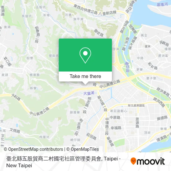 臺北縣五股貿商二村國宅社區管理委員會地圖