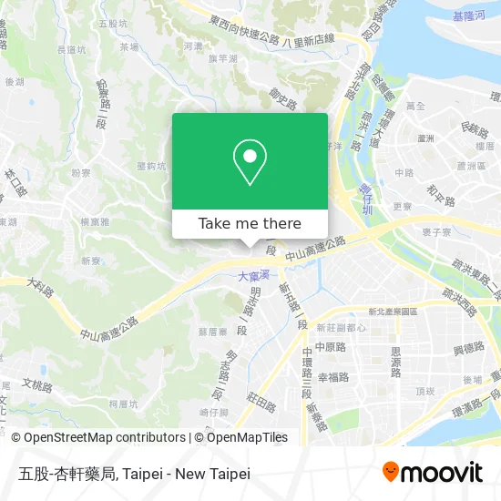 五股-杏軒藥局地圖