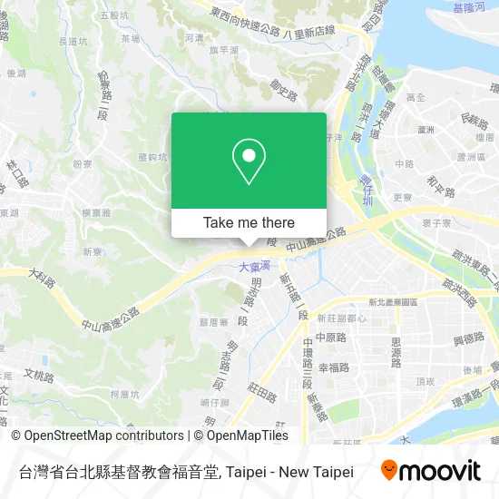 台灣省台北縣基督教會福音堂地圖
