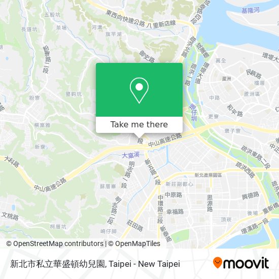 新北市私立華盛頓幼兒園地圖