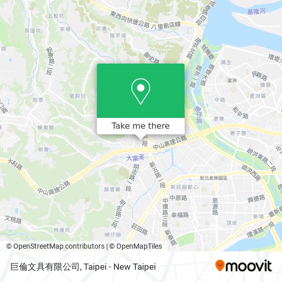 巨倫文具有限公司地圖