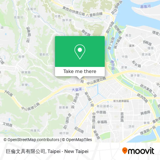 巨倫文具有限公司地圖