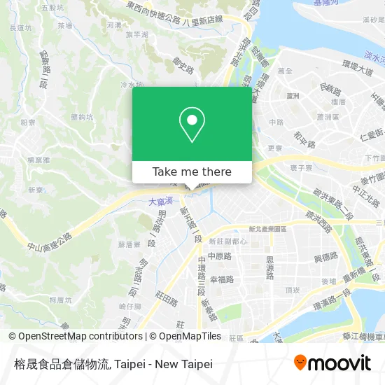 榕晟食品倉儲物流 map