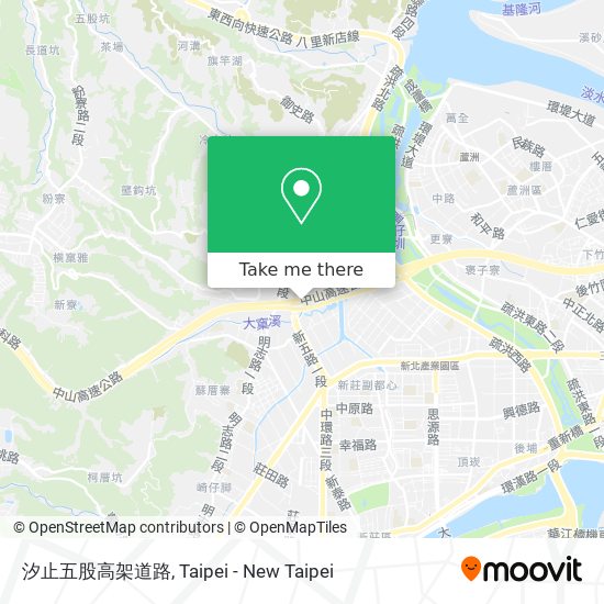 汐止五股高架道路 map