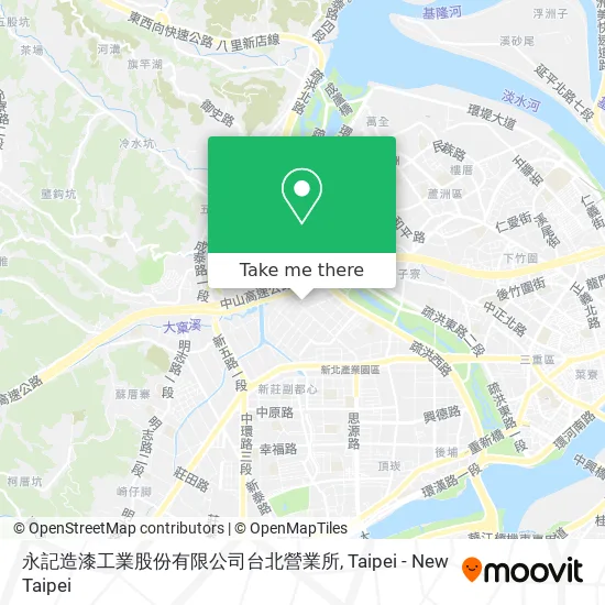 永記造漆工業股份有限公司台北營業所 map