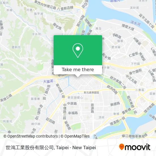世鴻工業股份有限公司地圖