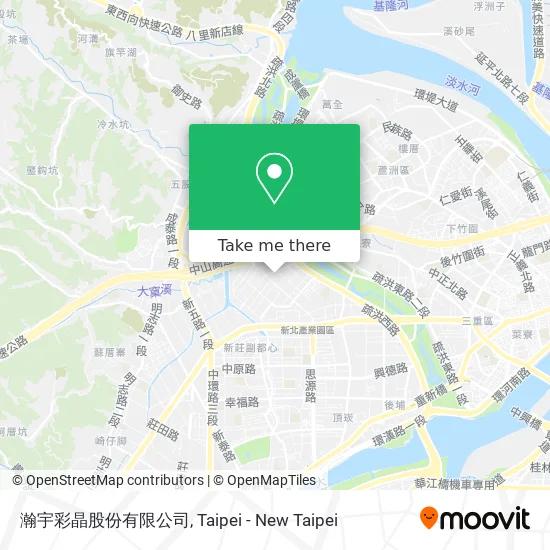 瀚宇彩晶股份有限公司 map