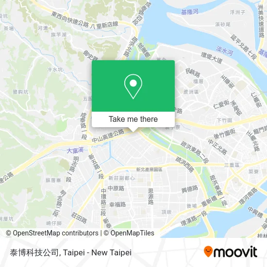 泰博科技公司地圖