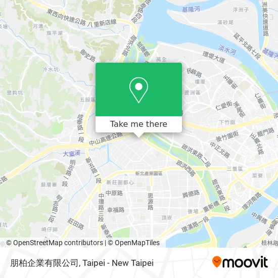 朋柏企業有限公司地圖