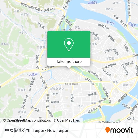 中國變速公司地圖