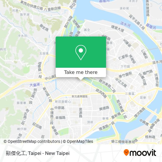 顯傑化工 map