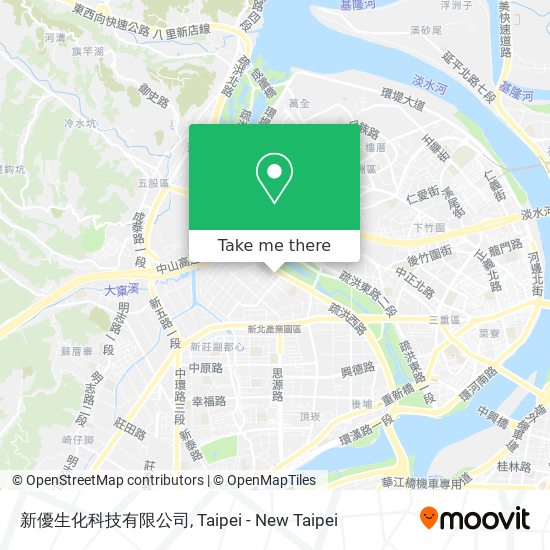 新優生化科技有限公司地圖