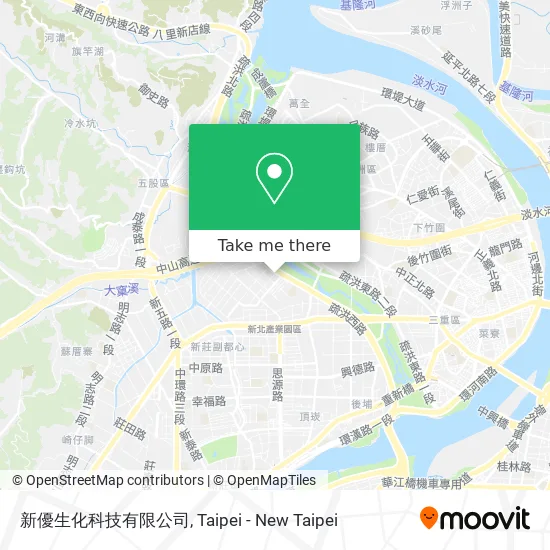 新優生化科技有限公司地圖