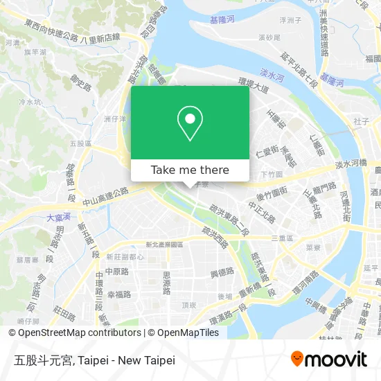 五股斗元宮 map