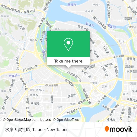 水岸天賞社區 map