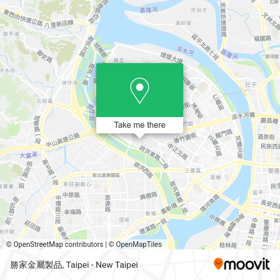 勝家金屬製品地圖
