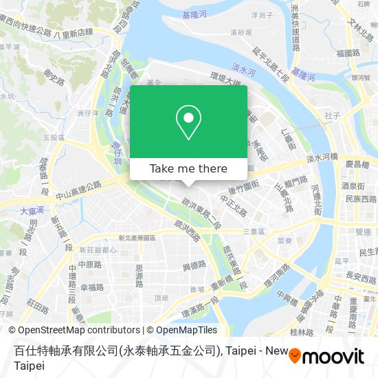 百仕特軸承有限公司(永泰軸承五金公司)地圖