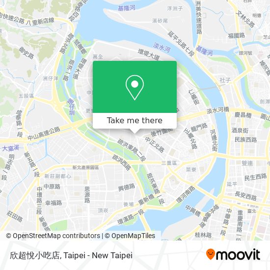 欣超悅小吃店 map