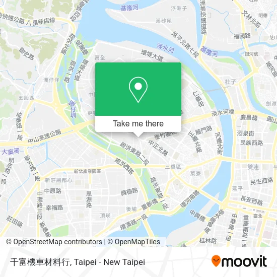 千富機車材料行 map