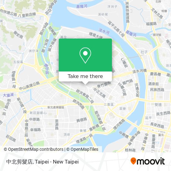 中北剪髮店 map