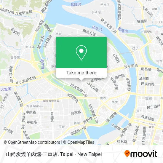 山尚炭燒羊肉爐-三重店地圖