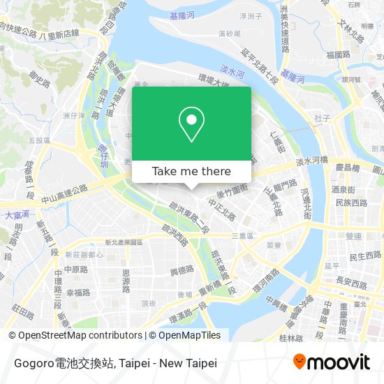 Gogoro電池交換站 map