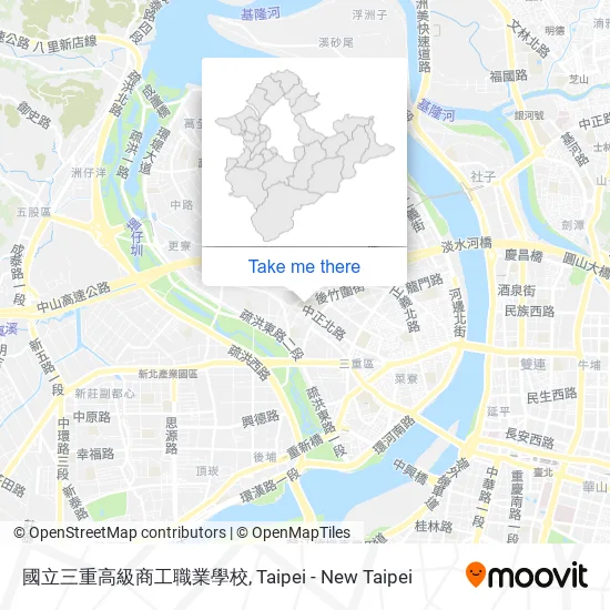 國立三重高級商工職業學校地圖