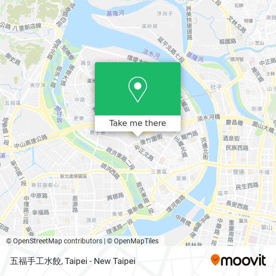 五福手工水餃 map