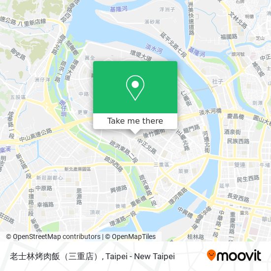 老士林烤肉飯（三重店） map