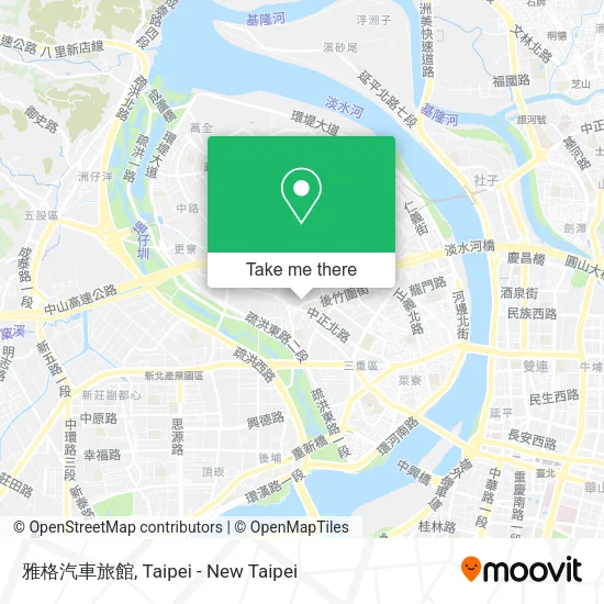 雅格汽車旅館 map