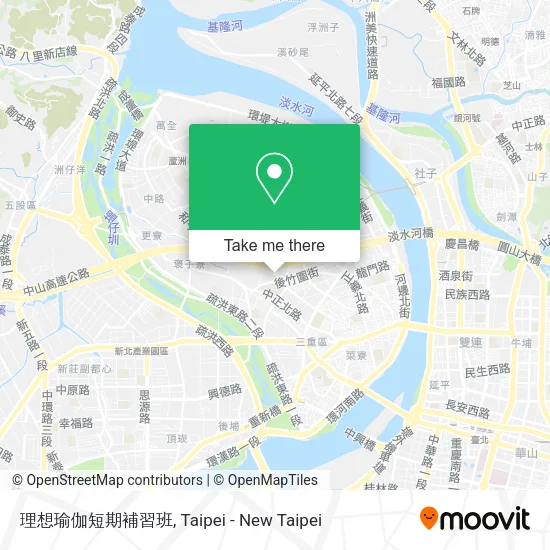 理想瑜伽短期補習班 map