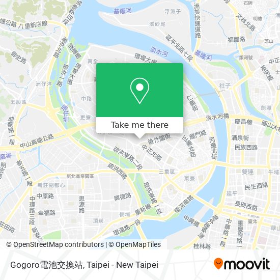 Gogoro電池交換站 map