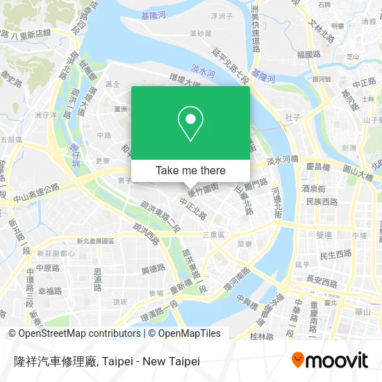 隆祥汽車修理廠地圖